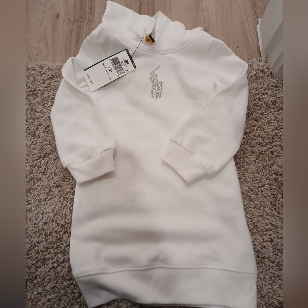 Ralph Lauren Sweater Dress with hood NWT